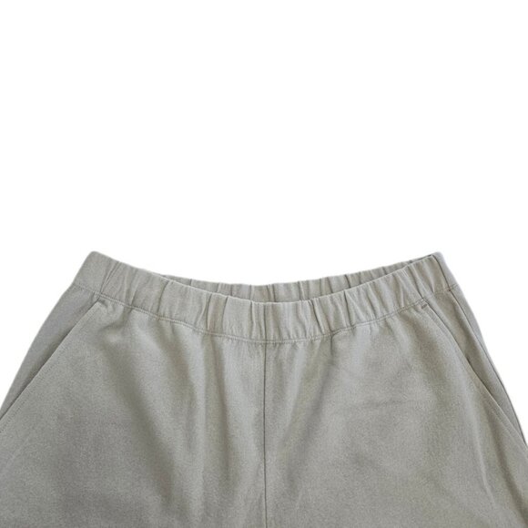 NWT Eileen Fisher Felted Wool Jersey Wide Leg Ankle Pant Chalk M - Picture 4 of 11